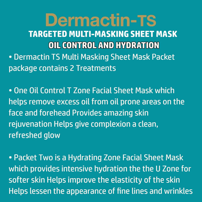 Dermactin Multi-masking Oil Control/Hydrating Sheet Mask