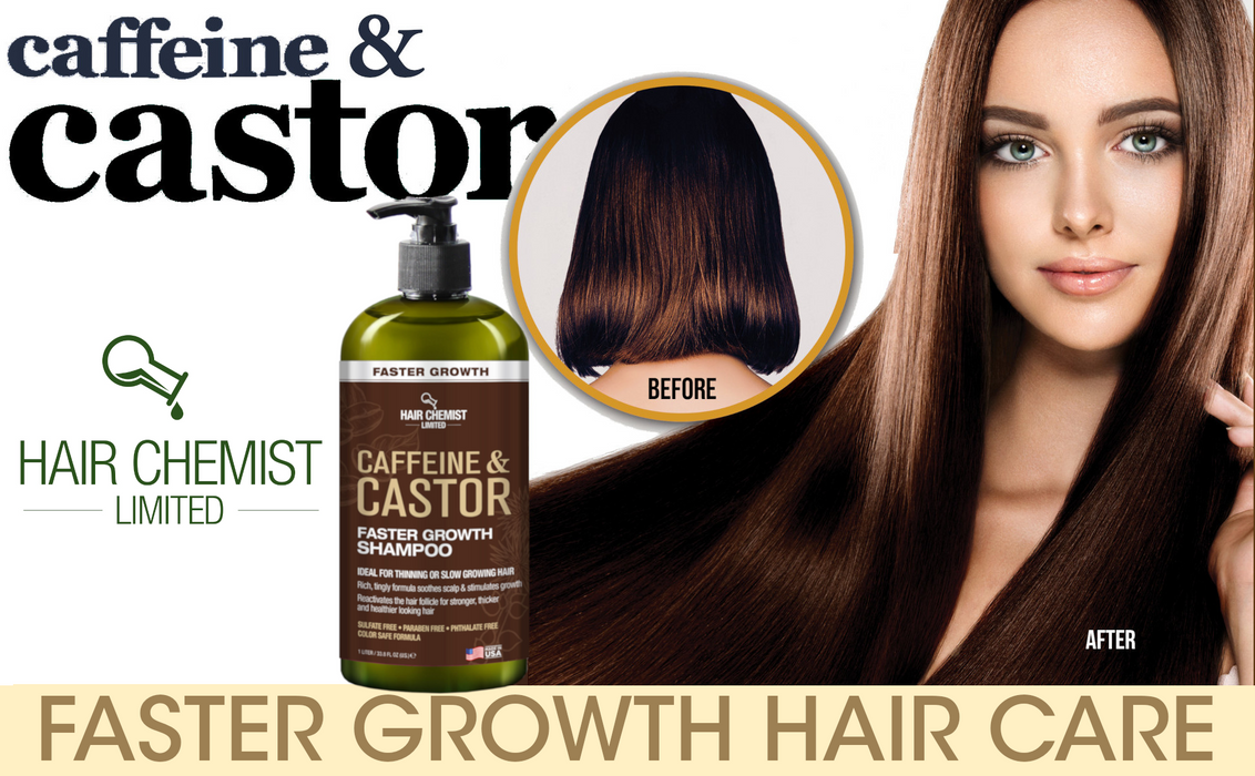 Hair Chemist Caffeine and Castor Faster Growth Shampoo 33.8 oz.