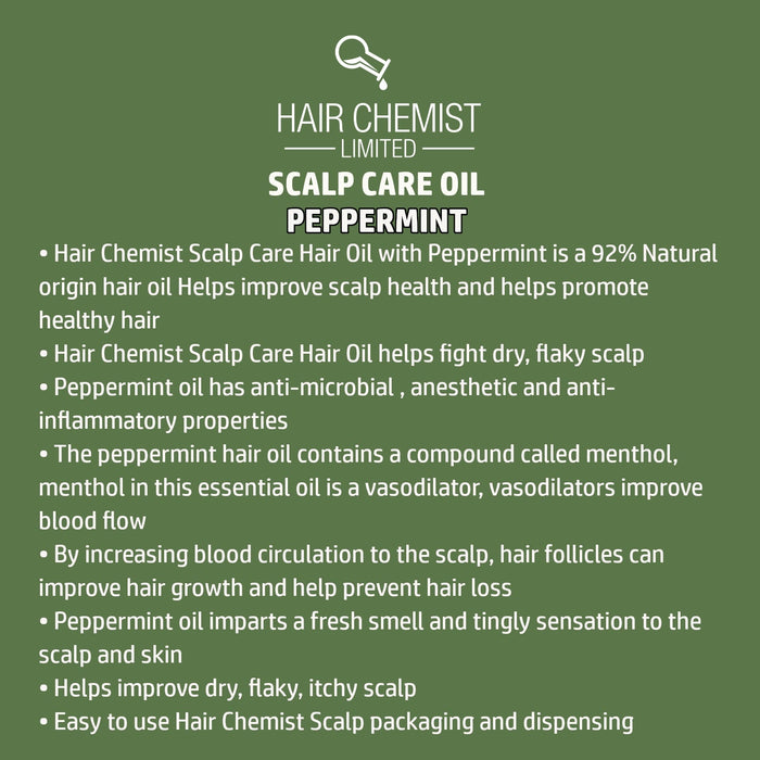 Hair Chemist Scalp Care Hair OIl with Peppermint Oil 2.5 oz.