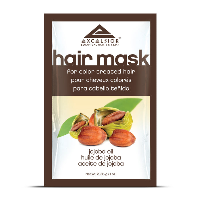 Excelsior Jojoba Oil Hair Mask Pkt.- Color Treated Hair .1oz