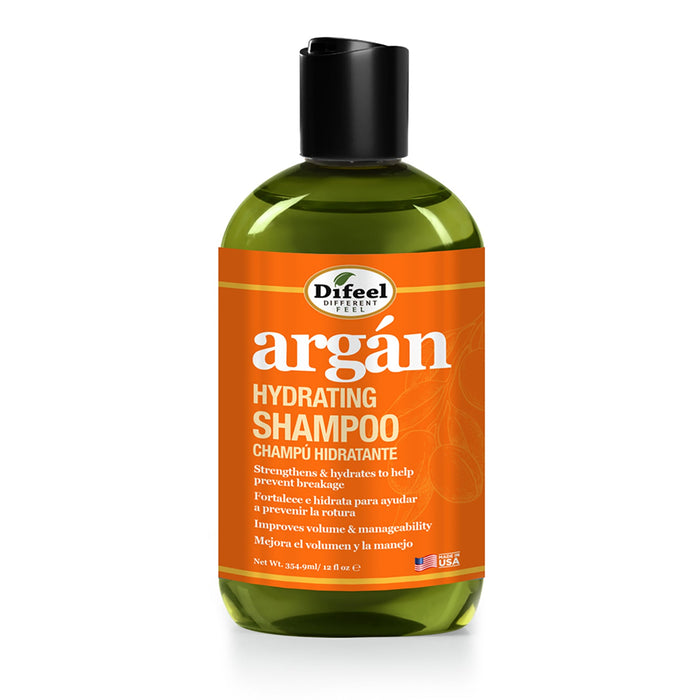 Difeel Argan Hydrating Shampoo 12 oz.