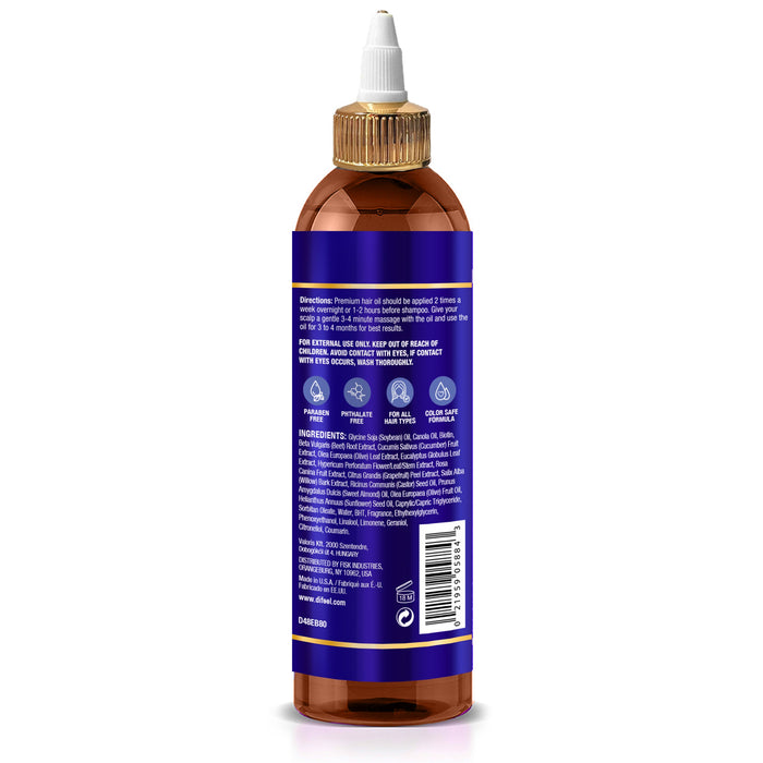 Difeel Biotin Pro Growth Premium Hair Oil 8 oz.