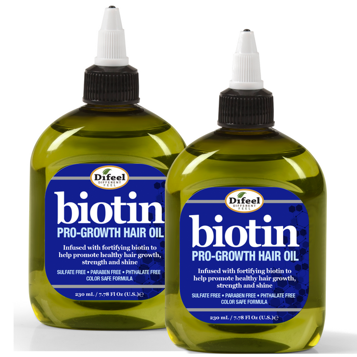 Difeel Biotin Premium Hair Oil 7.1 oz. 2-PACK GIFT SET