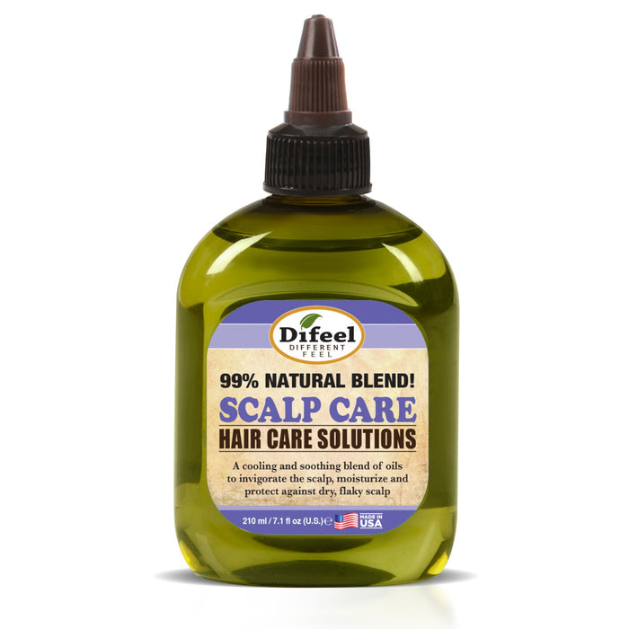 Difeel 99% Natural Hair Care Solutions - Scalp Care Hair Oil 7.1 oz.