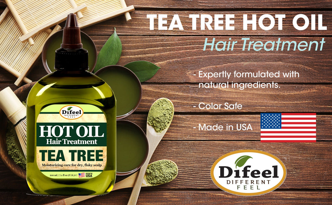 Difeel Tea Tree Hot Oil Treatment 7.1 oz.