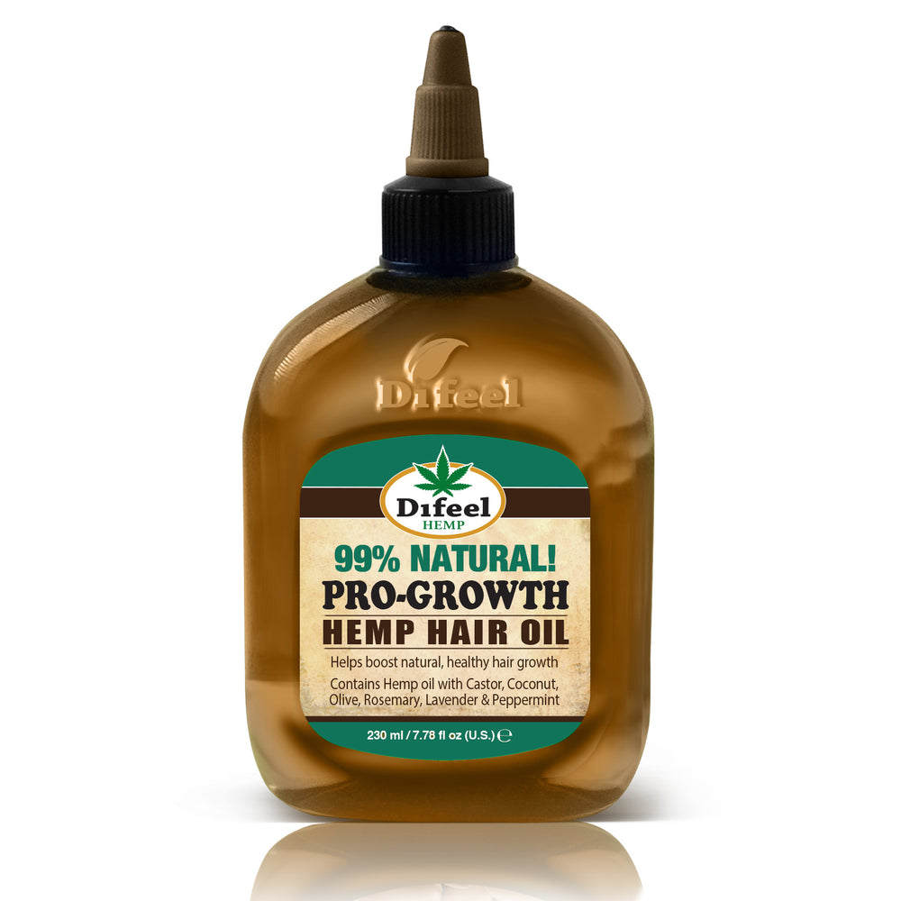 Difeel Hemp 99% Natural Hemp Hair Oil - Pro-Growth 230 ml