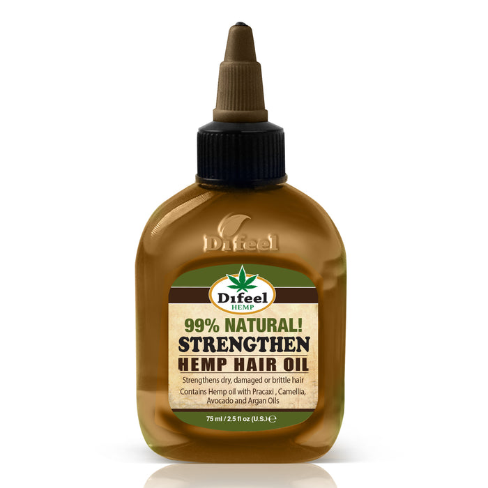 Difeel Hemp 99% Natural Hemp Hair Oil - Strengthen 75 ml
