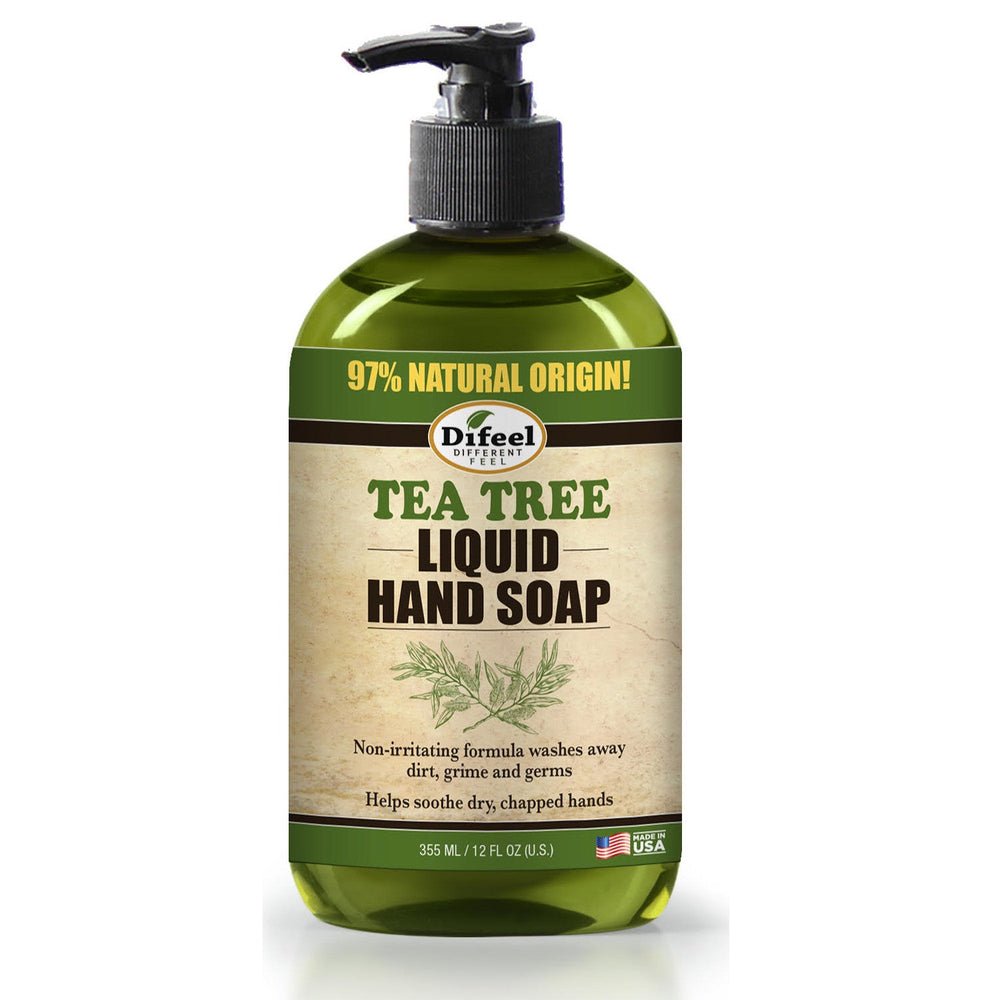 Difeel Tea Tree Liquid Hand Soap 12 oz.