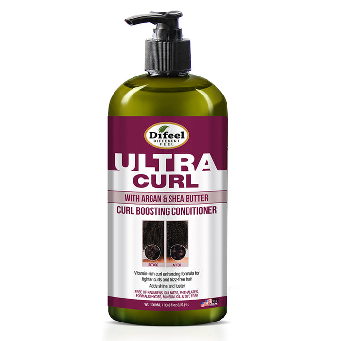 Difeel Ultra Curl with Argan & Shea Butter - Curl Boosting Conditioner 33.8 oz.