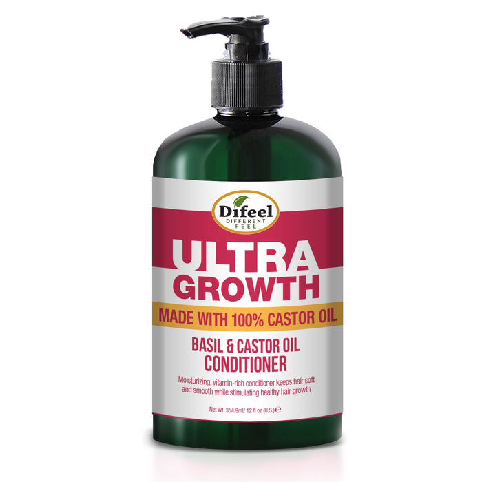 Difeel Ultra Growth Basil & Castor Oil Pro Growth Conditioner 12 oz.