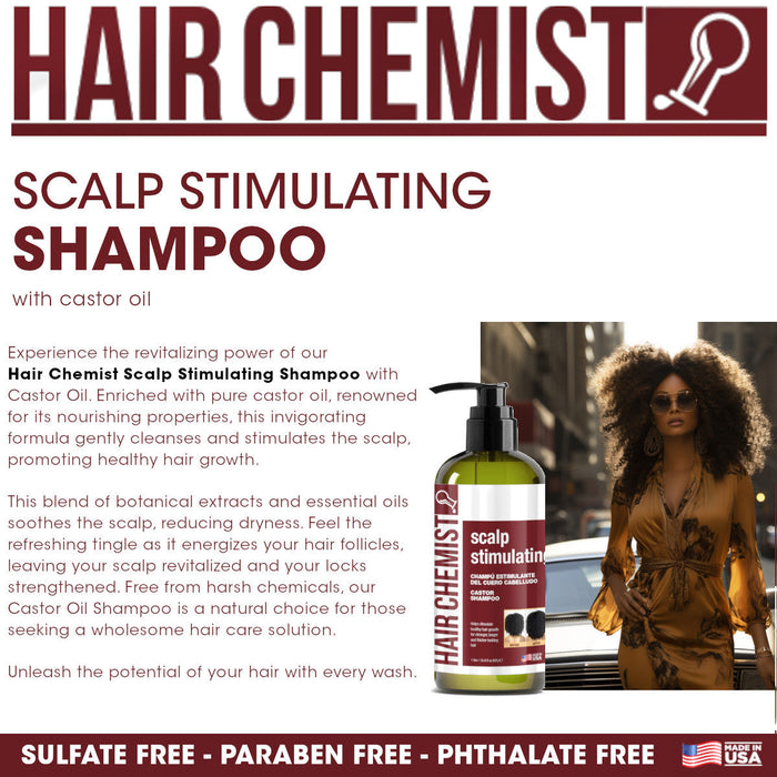 Hair Chemist Scalp Stimulating Castor Oil Shampoo 33.8 oz.