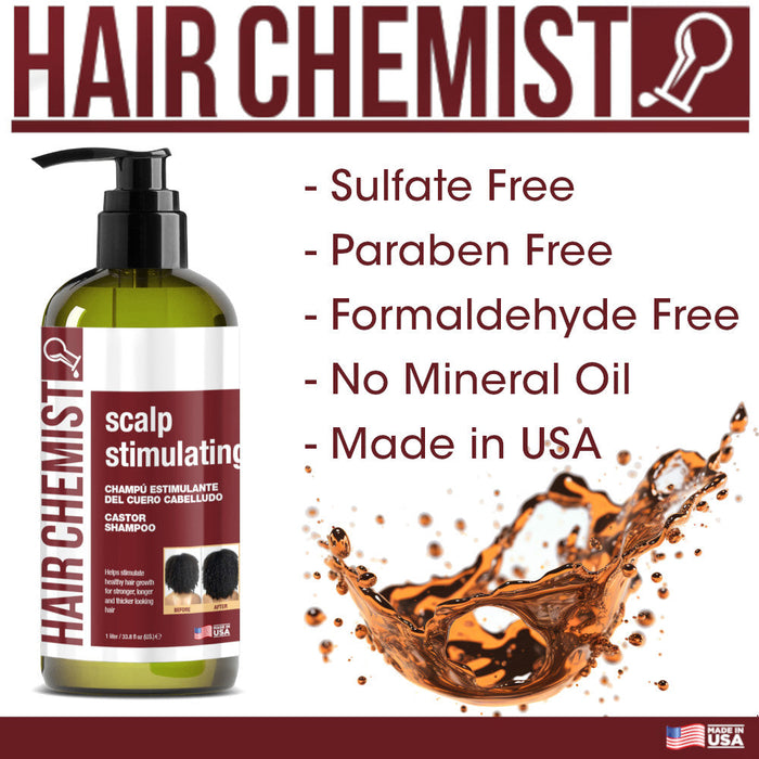 Hair Chemist Scalp Stimulating Castor Oil Shampoo 33.8 oz.
