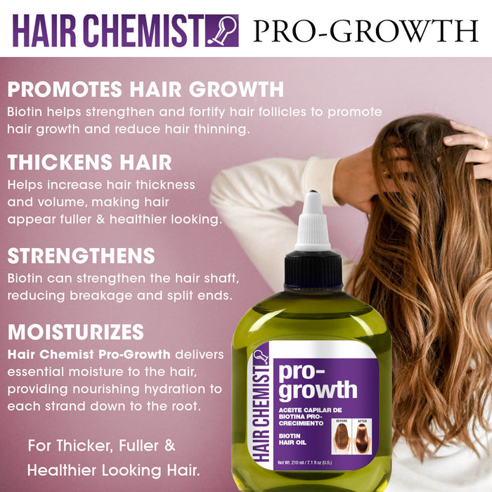 Hair Chemist Pro-Growth Biotin Hair Oil 7.1 oz.