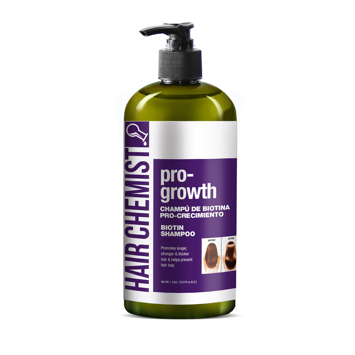 Hair Chemist Pro-Growth Shampoo with Biotin 33.8 oz. — Fisk Group ...
