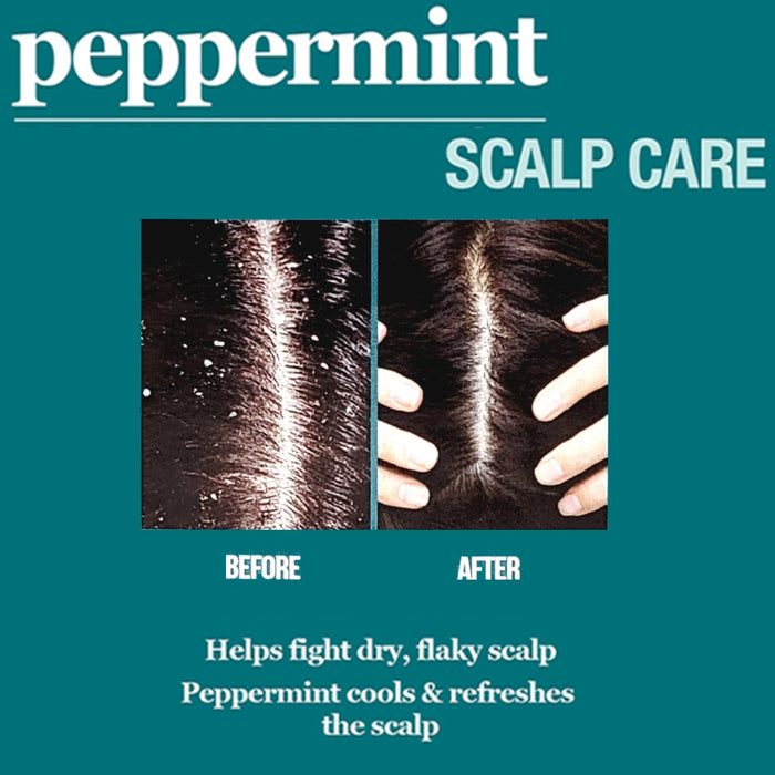 Difeel Peppermint Scalp Care Hair Oil 7.1 oz.- Deluxe 2-PC Gift Set