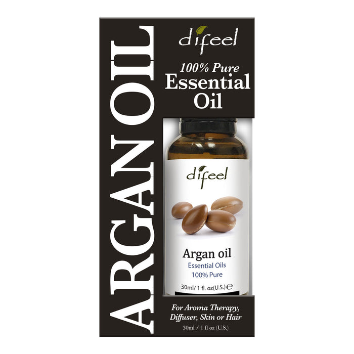 Difeel 100% Pure Essential Oil - Argan Oil, Boxed 1 oz.