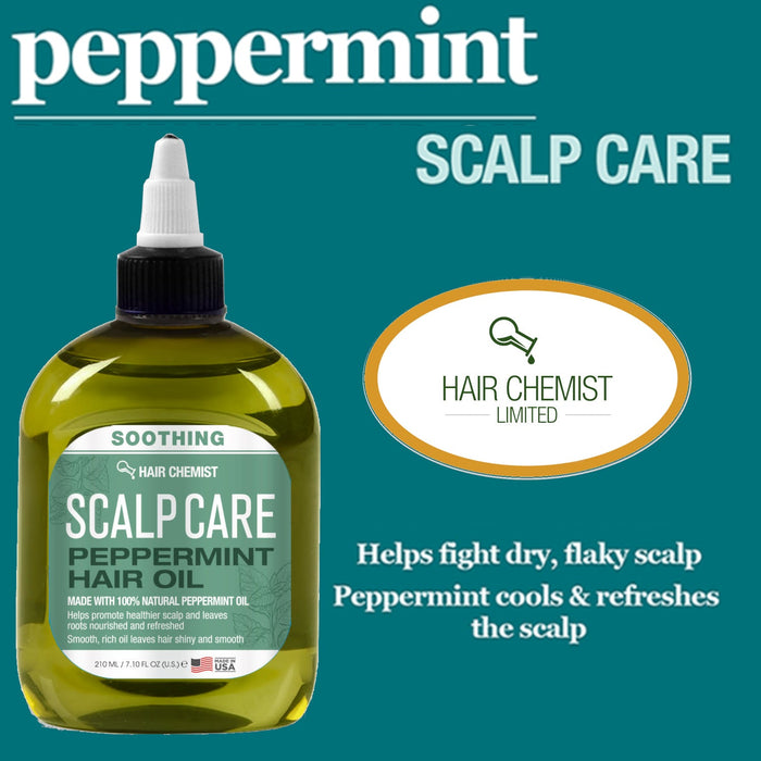 Hair Chemist Soothing Scalp Care Peppermint Hair Oil 7.1 oz.