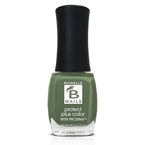 Protect+ Nail Color w/ Prosina - Irish Eyes (A Creamy Moss Green) - Barielle - America's Original Nail Treatment Brand