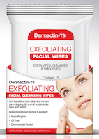 Dermactin Exfoliating Facial Wipes 15-Count