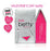 Fun Betty (Hot Pink) Intimate Hair Color Kit with Free Heart Stencils & Tattoo