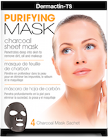 Dermactin-TS Pore Refining Charcoal Sheet Mask 4-Count