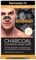Dermactin-TS Men's Pore Refining Charcoal Nose Strips 6-Count