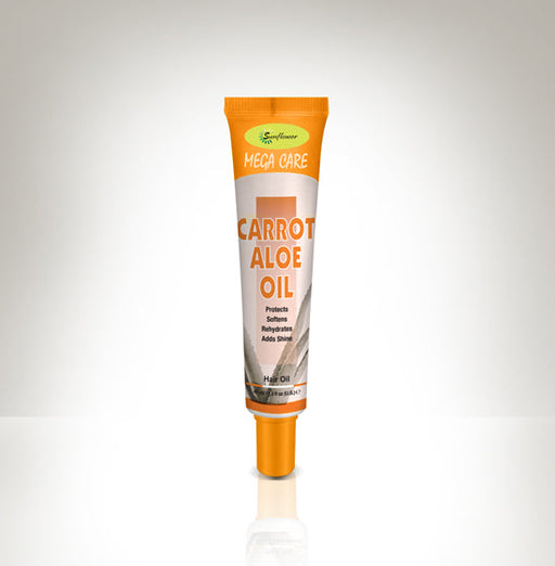 Difeel Mega Care Hair Oil - Aloe & Carrot Oil 1.4 oz.